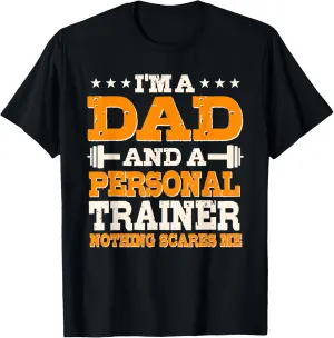 Personal Trainer Dad Instructor Fitness Workout Father's Day T-Shirt