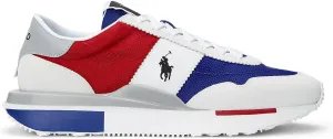 POLO RALPH LAUREN Men's Train 89 Logo Leather & Oxford Sneaker