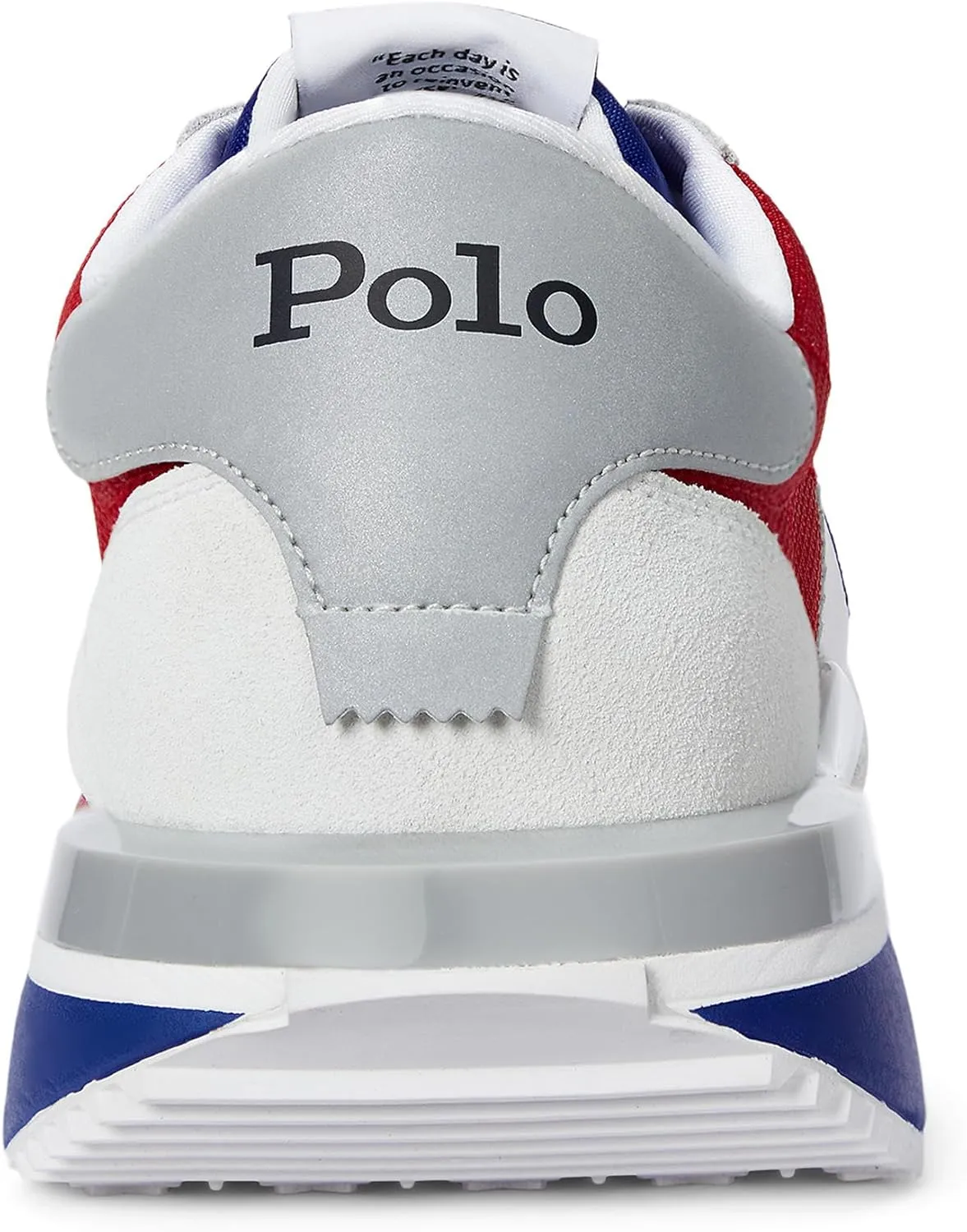 POLO RALPH LAUREN Men's Train 89 Logo Leather & Oxford Sneaker