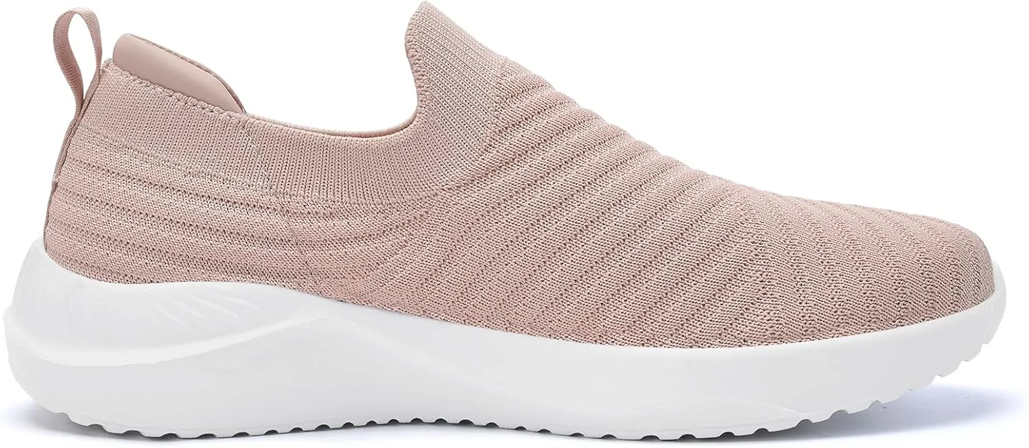 PPQ Womens Slip On Walking Shoes-Lightweight Comfort Breathable Travel Slip in Sneakers