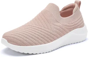 PPQ Womens Slip On Walking Shoes-Lightweight Comfort Breathable Travel Slip in Sneakers