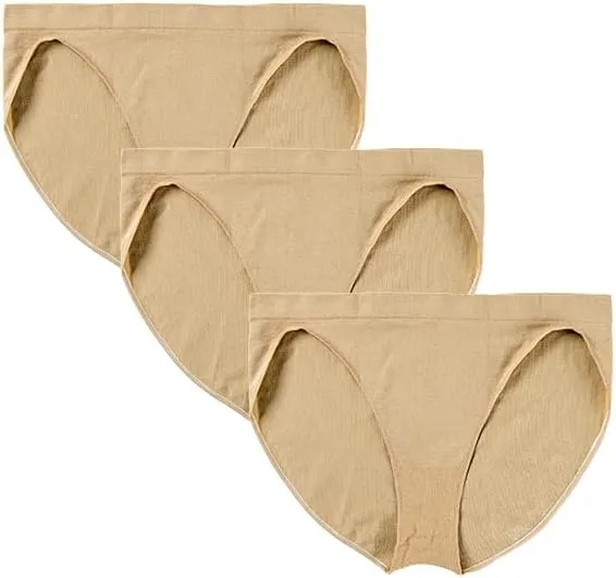 Pro Dance Ballet Briefs for Girls and Women Seamless Gymnastics Under-pants Dancer Beige Ballerina Underwear