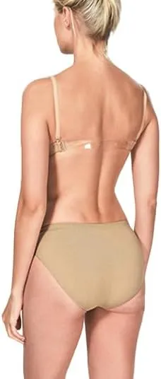 Pro Dance Ballet Briefs for Girls and Women Seamless Gymnastics Under-pants Dancer Beige Ballerina Underwear