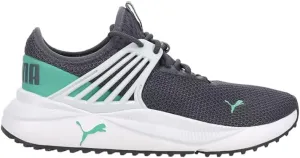 PUMA Kids Girls Pacer Future Lace Up Sneakers Shoes Casual - Green, Grey - Size 6.5 M