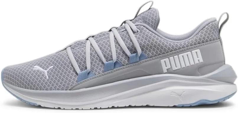 PUMA Mens Softride One4all Cross Trainer, Gray Fog Mens White-Zen Blue, 8