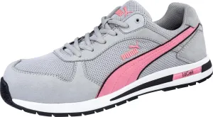 PUMA Women's Frontside Grey Pink Eh Industrial Shoe, 6.5