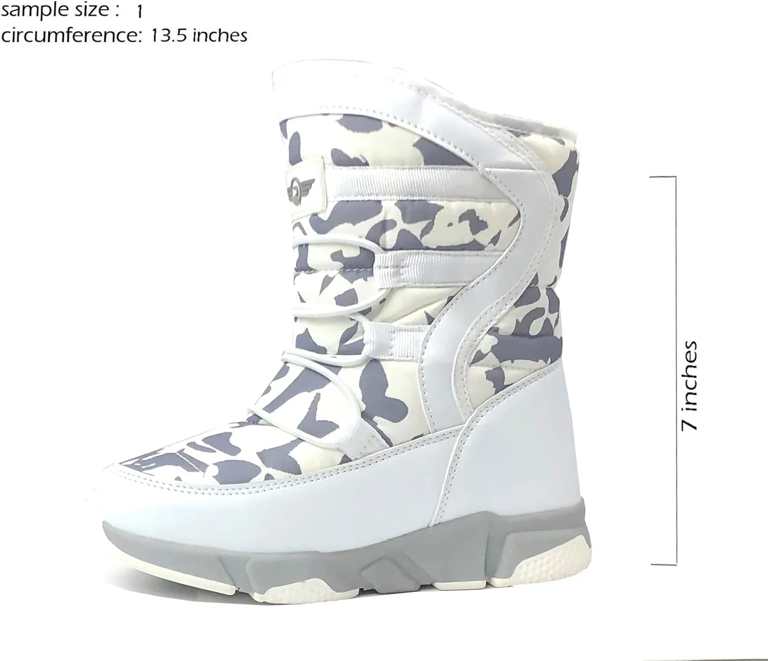 REDVOLUTION Unisex Snow Boots Slip-Resistant Waterpoof Winter Fashion Shoe (Toddler/Little Kid/Big Kid)