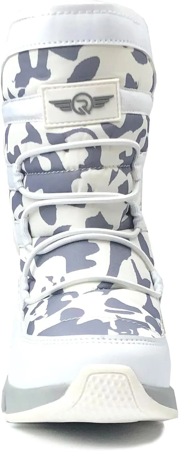 REDVOLUTION Unisex Snow Boots Slip-Resistant Waterpoof Winter Fashion Shoe (Toddler/Little Kid/Big Kid)