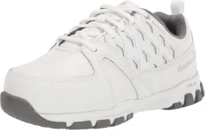 Reebok Men's Rb4443 Sublite Athletic Work Steel Toe Shoe White Safety