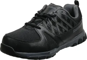 Reebok mens Sublite Work Safety Toe Athletic Work Industrial Construction Shoe, Black, 4 Wide US