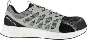 Reebok Work Men's RB4312 Fusion Flexweave Safety Composite Toe Athletic Work Shoe Grey and White, 10 Wide