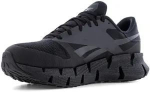 Reebok Work Men's Reebok FloatZig Work Composite Toe Slip Resistant Shoe, Black, 10.5