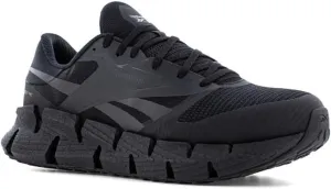 Reebok Work Men's Reebok FloatZig Work Composite Toe Slip Resistant Shoe, Black, 11.5