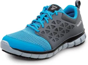 Reebok Work Sublite Cushion Work, Men's, Athletic Style, MaxTrax Slip Resistant, Soft Toe Work Shoe