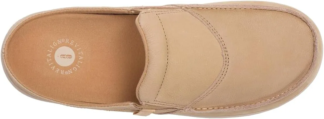 REVITALIGN Men's Siesta Slide Nubuck Mule