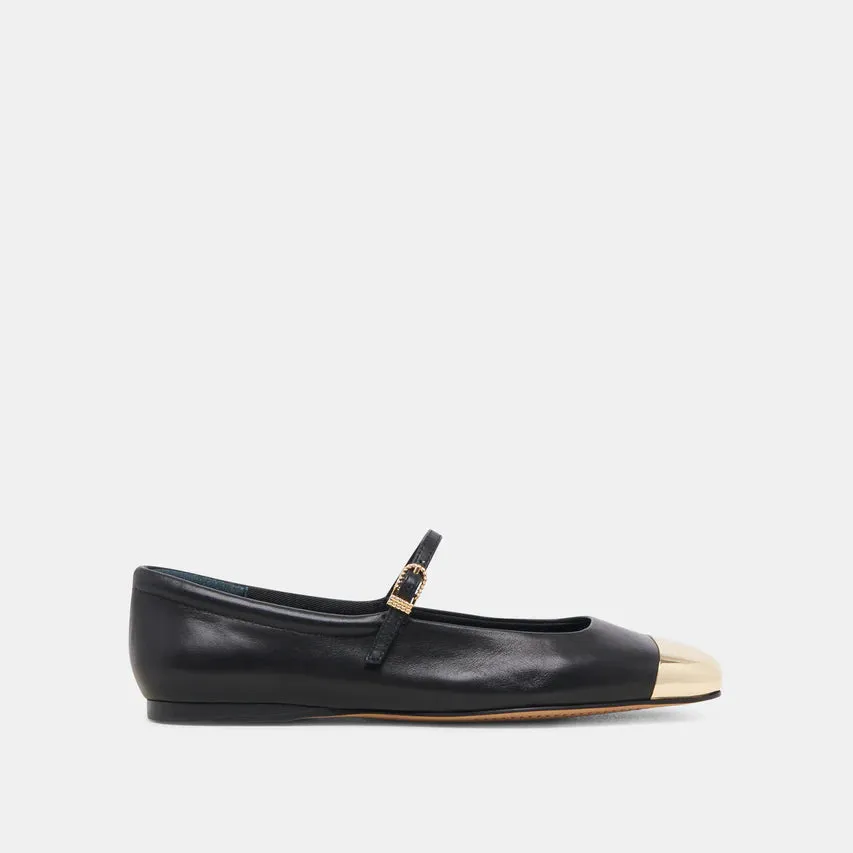 REYES TOE CAP in Black