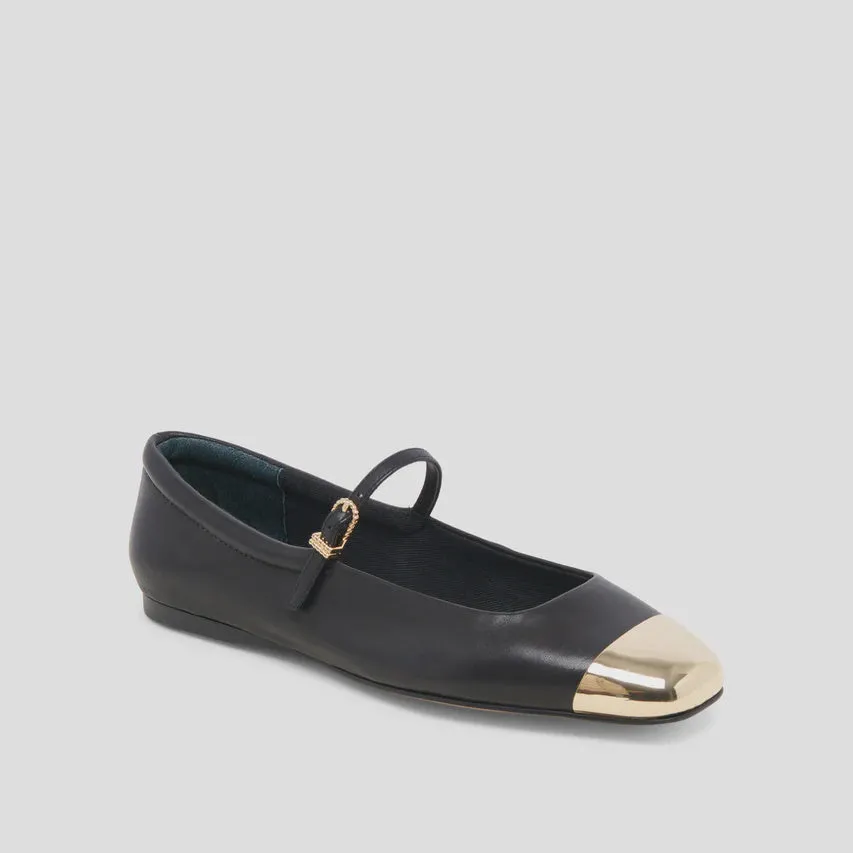 REYES TOE CAP in Black