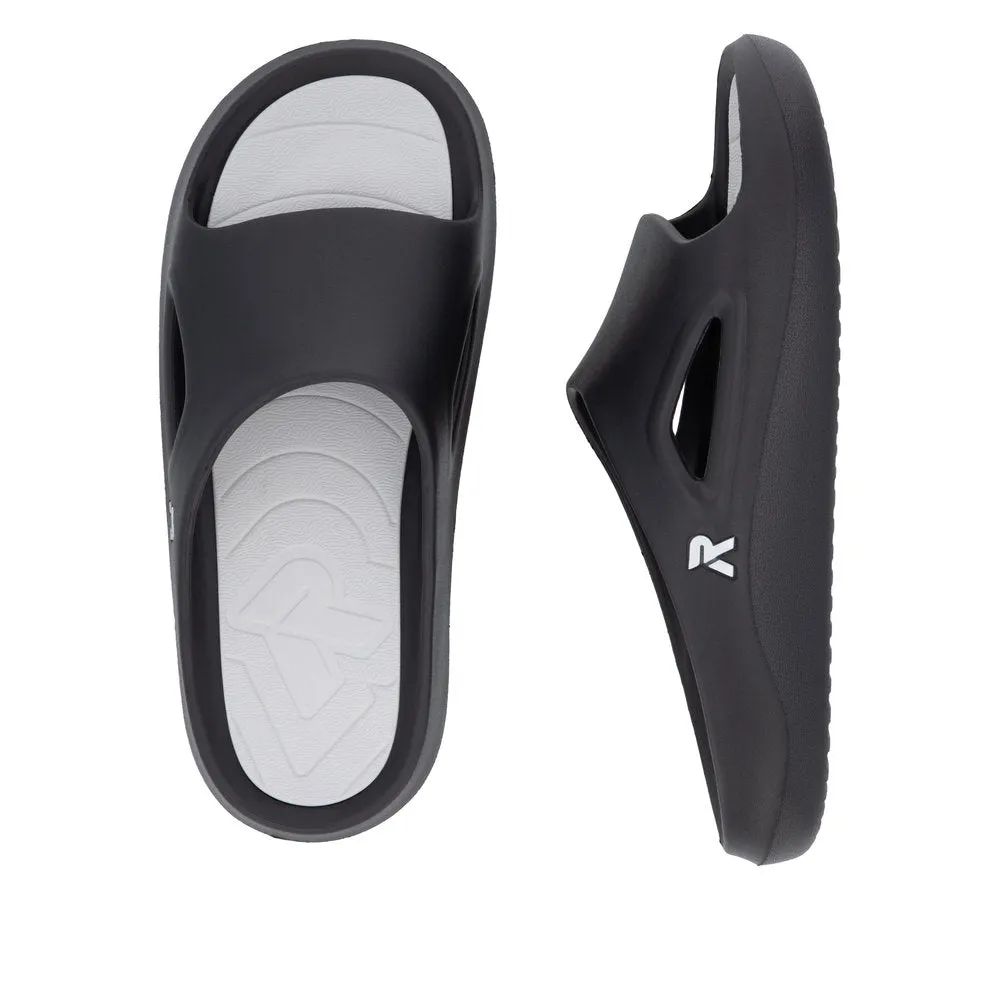 Rieker Evolution U3450 - Mens Mule in Black