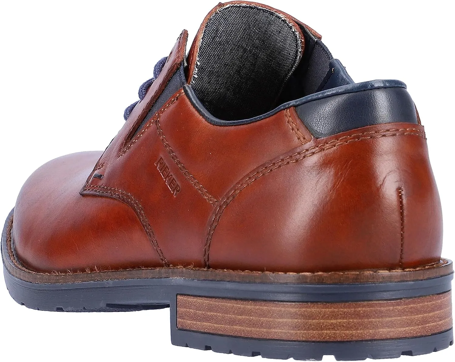 Rieker Men's Derby Lace-up Oxford Flat