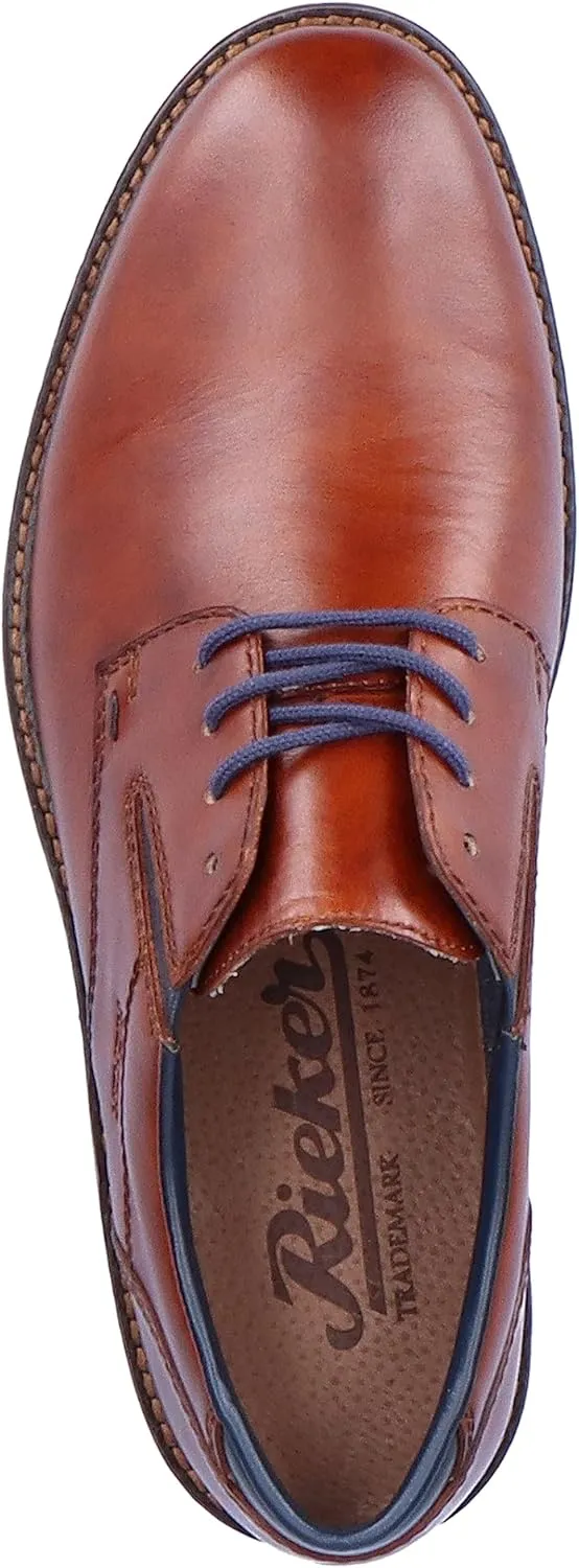 Rieker Men's Derby Lace-up Oxford Flat