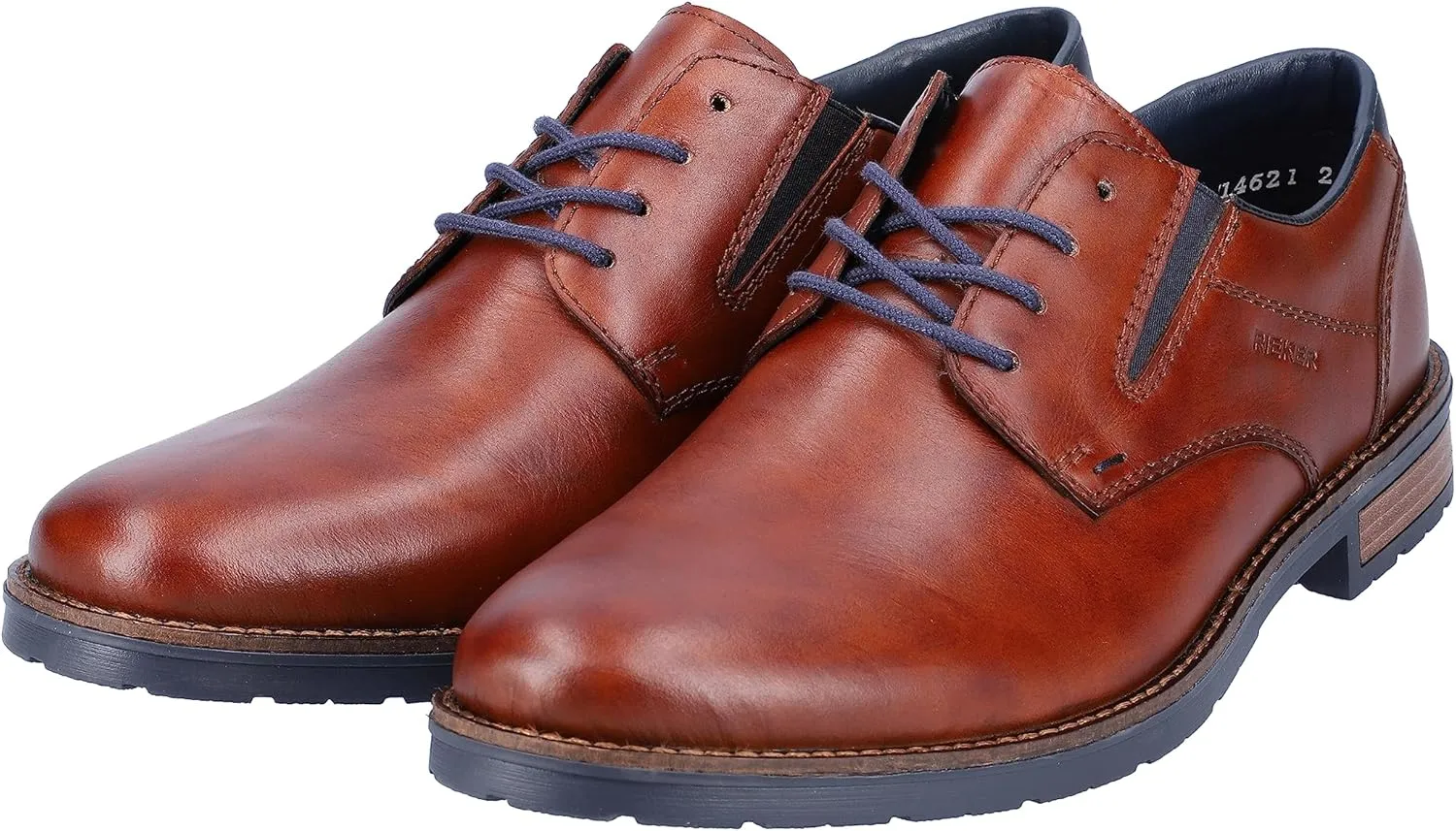 Rieker Men's Derby Lace-up Oxford Flat