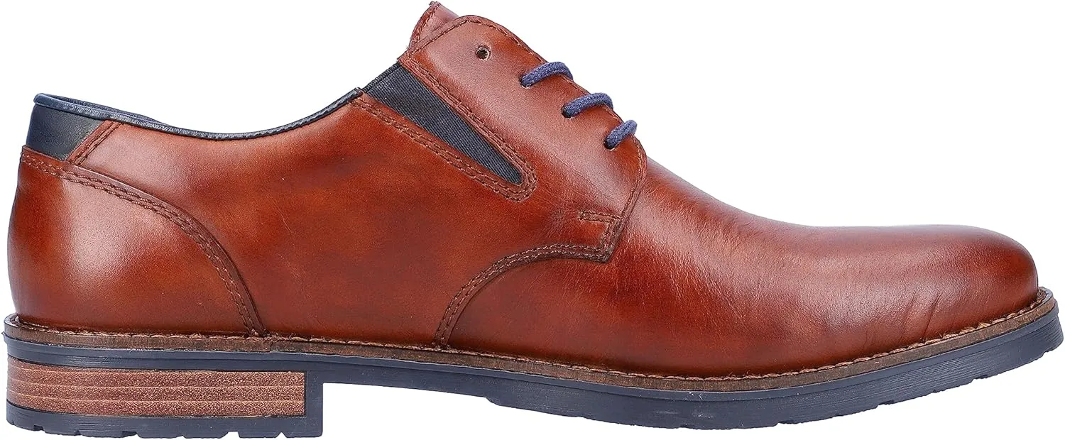 Rieker Men's Derby Lace-up Oxford Flat