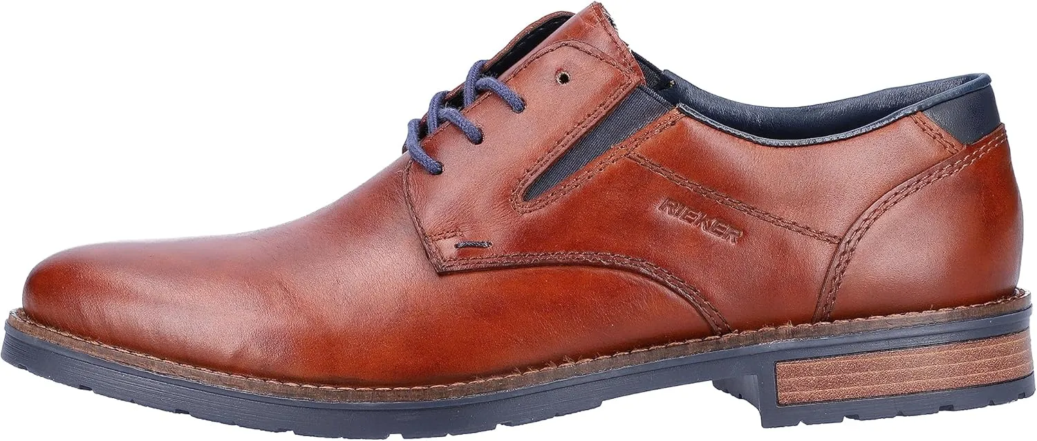 Rieker Men's Derby Lace-up Oxford Flat