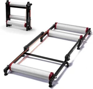 ROCKBROS Bike Rollers Adjustable Bike Trainer Stand Foldable Indoor Cycling Bicycle Roller with Resistance for MTB Road Bike Exercise