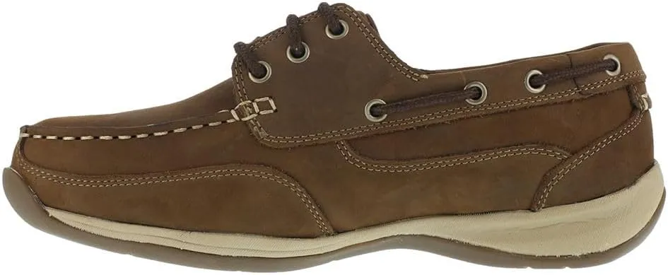 Rockport Men's Sailing Club Three Eye Tie Work Boat Shoe RK6736