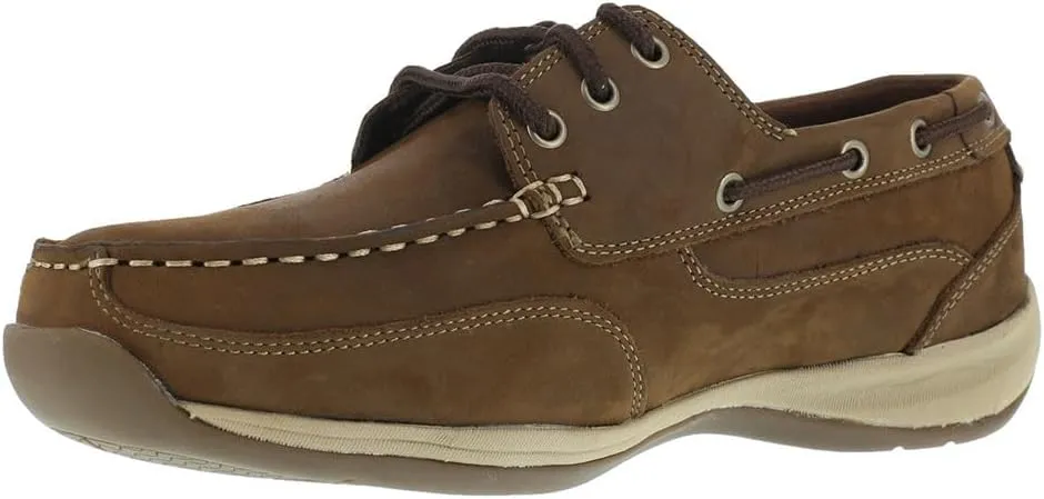 Rockport Men's Sailing Club Three Eye Tie Work Boat Shoe RK6736