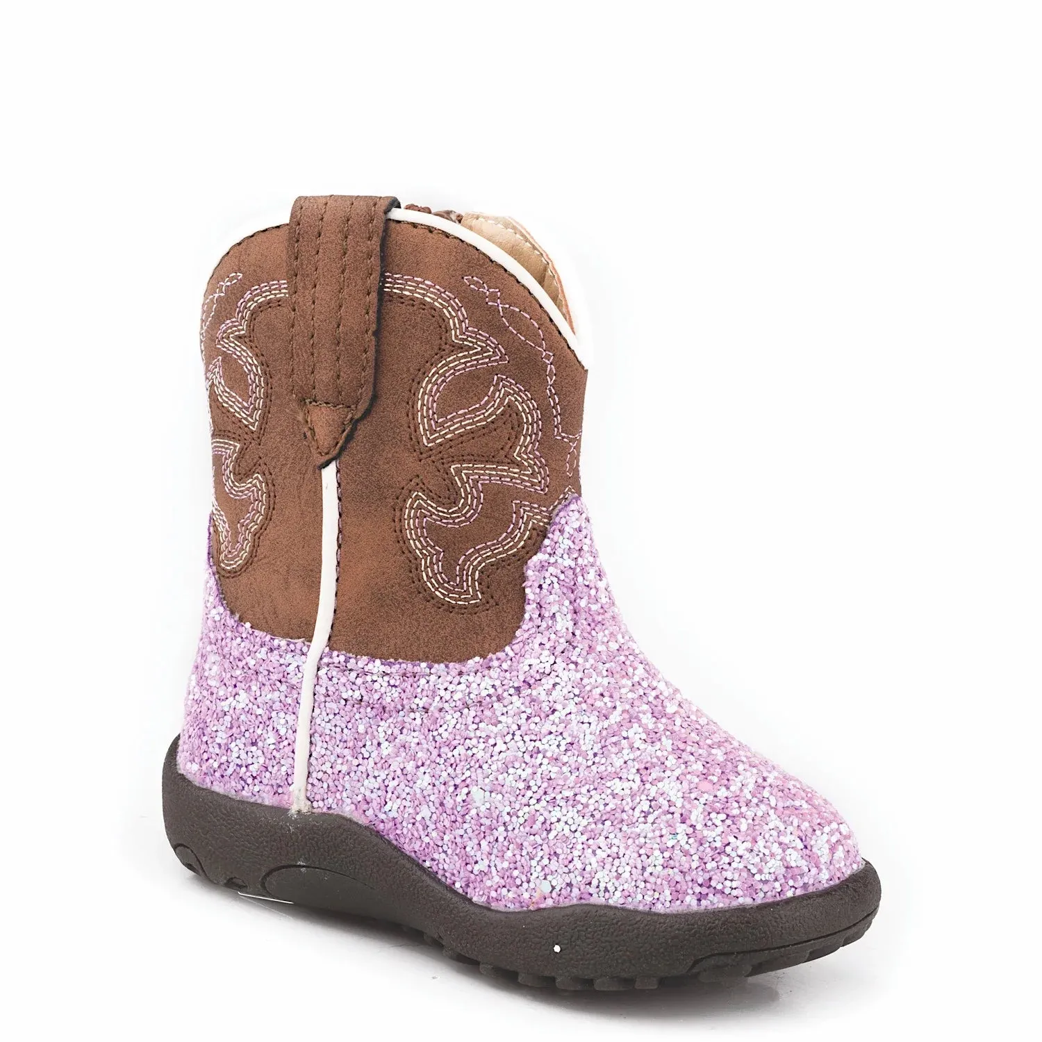 Roper Infant Cowbaby Glitter Blast Purple Glitter Brown - Renovation Sale