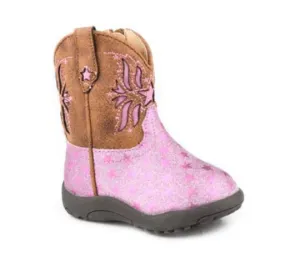 Roper Starlet Pink Glitter/Brown