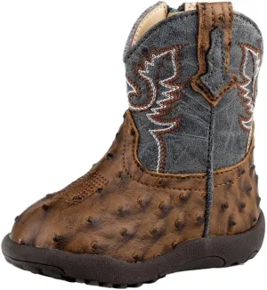 ROPER Unisex-Baby Cowbabies Bumps (Infant/Toddler) Western Boot