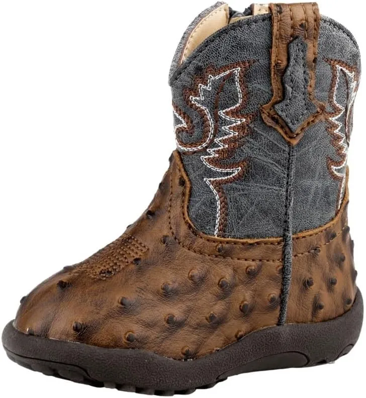 ROPER Unisex-Baby Cowbabies Bumps (Infant/Toddler) Western Boot