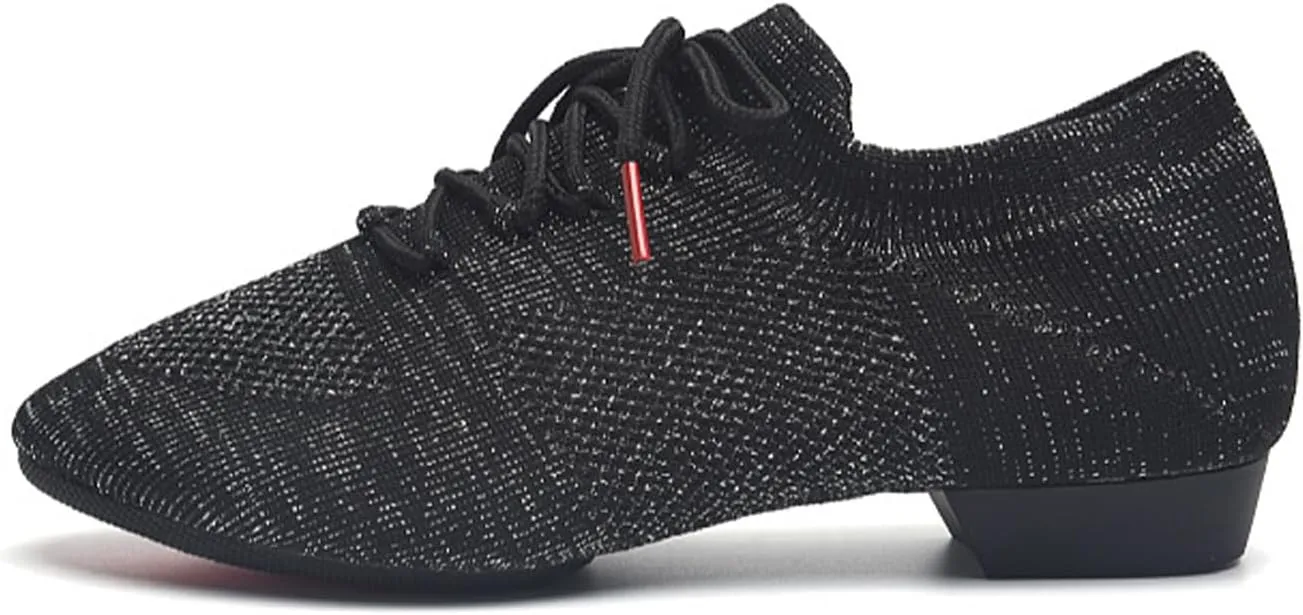 Rosefinch Women's Jazz Dance Shoes Knitted Yoga Latin Ballet Modern Dance Practice Shoes