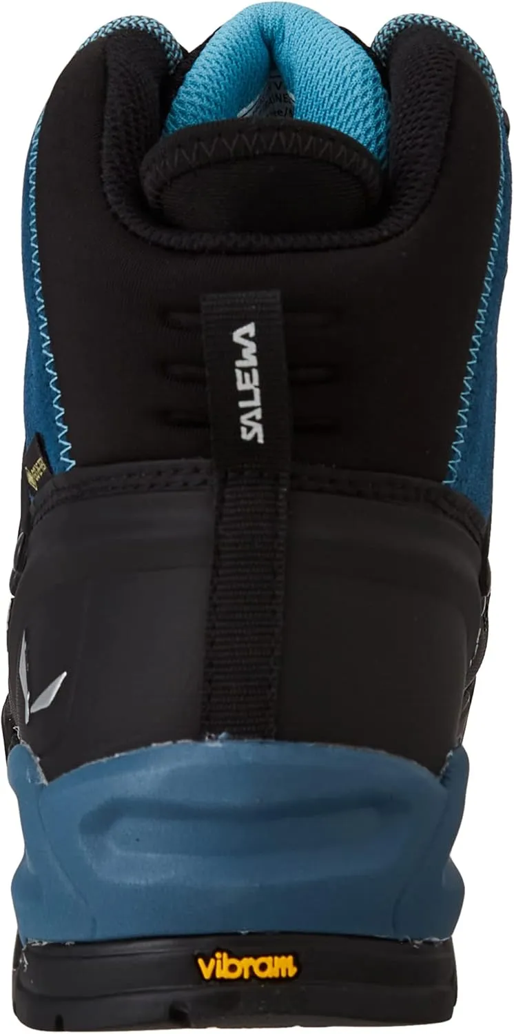 Salewa Women's Alp Trainer Mid GTX Alpine Trekking Boot | Hiking, Trekking, Scrambles | Gore-Tex Waterproof Breathable, Vibram Sole, Suede and PU Coated Leather Upper