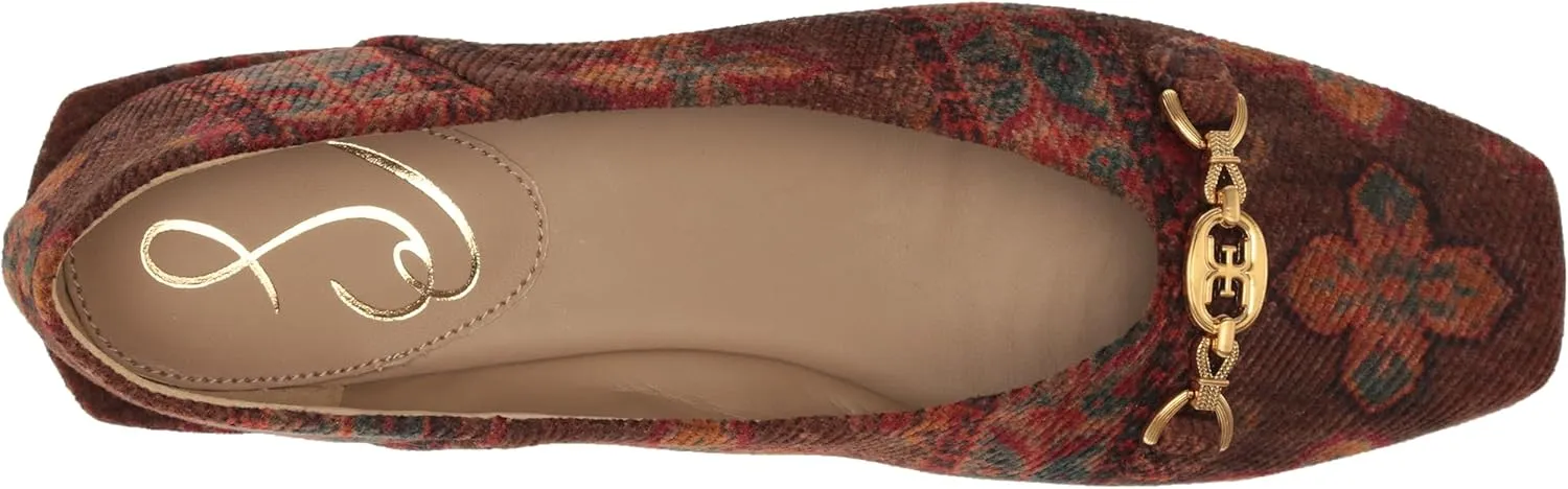 Sam Edelman Women's Kimmi Square Toe Ballet Flat