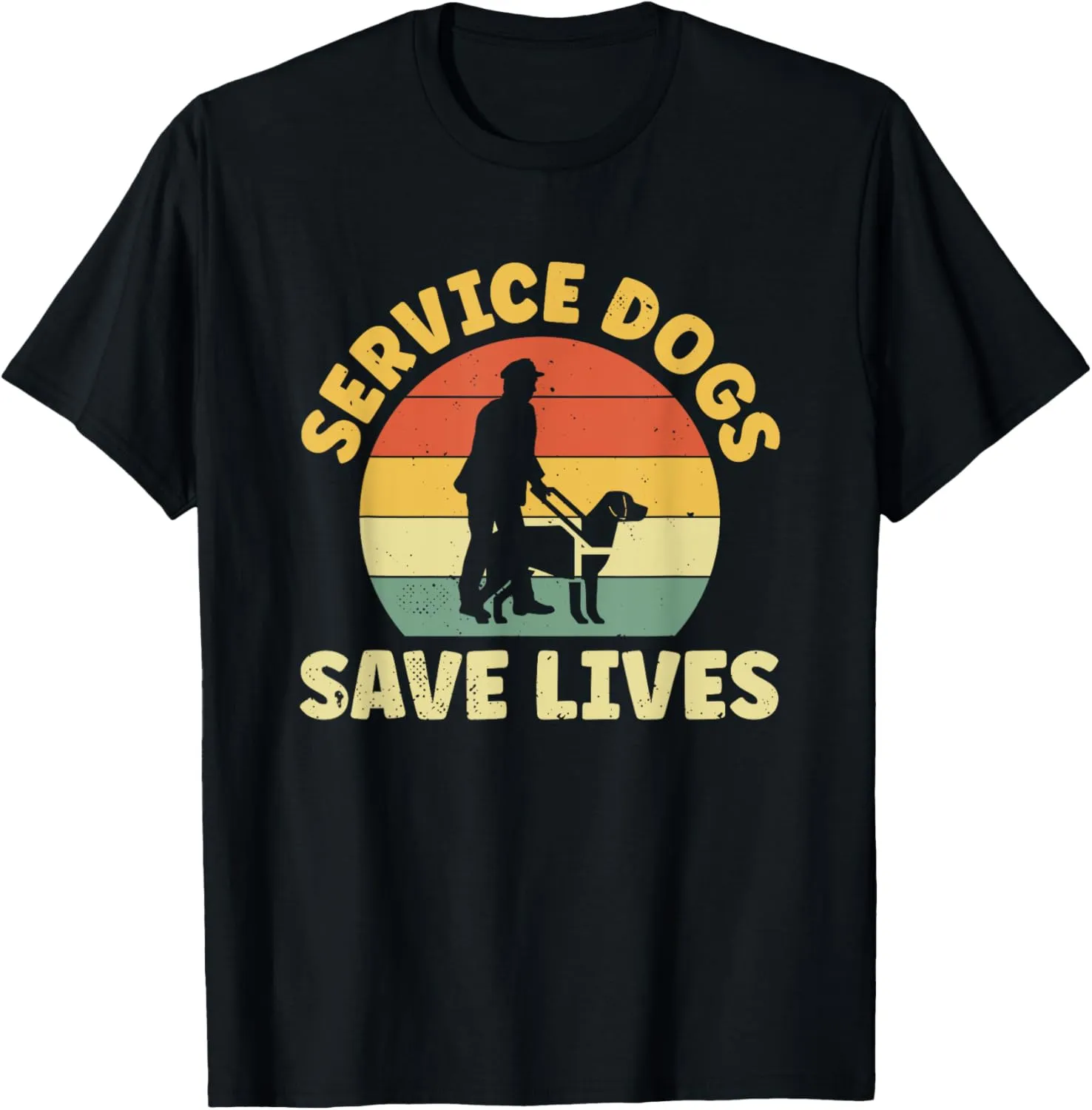 Service Dog Trainer Service Dogs Save Lives T-Shirt