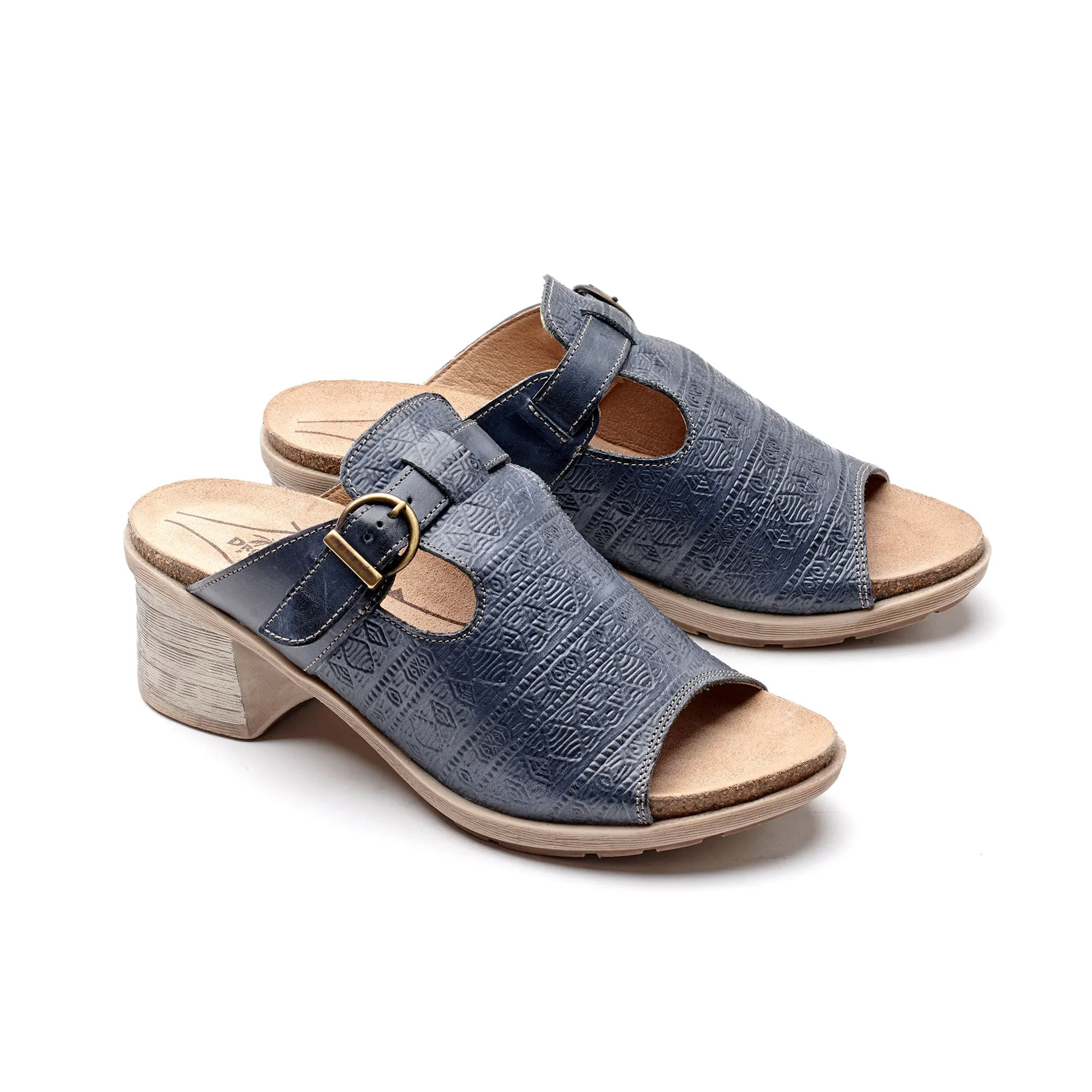 Sharon Leather Mule Sandals