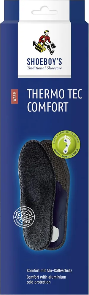 SHOEBOY'S Thermo TEC Comfort - Warming Footbed Made of Functional Fibre, Keeps The Warmth Inside Your Shoe - Size 6.5 to 7