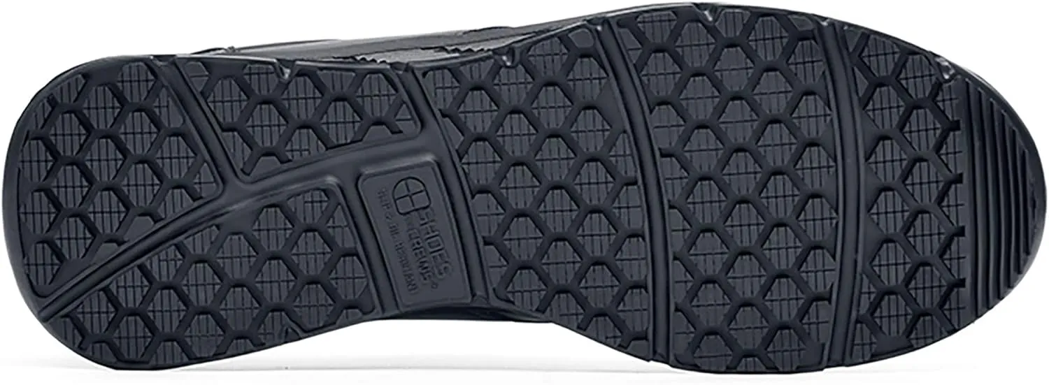Shoes for Crews Cater II, Men's Non Slip, Slip On Black Shoes for Men, Water Resistant Work Shoes & Restaurant or Food Service Sneakers - Med Comfortable Slip Resistant Shoes, Safety Footwear