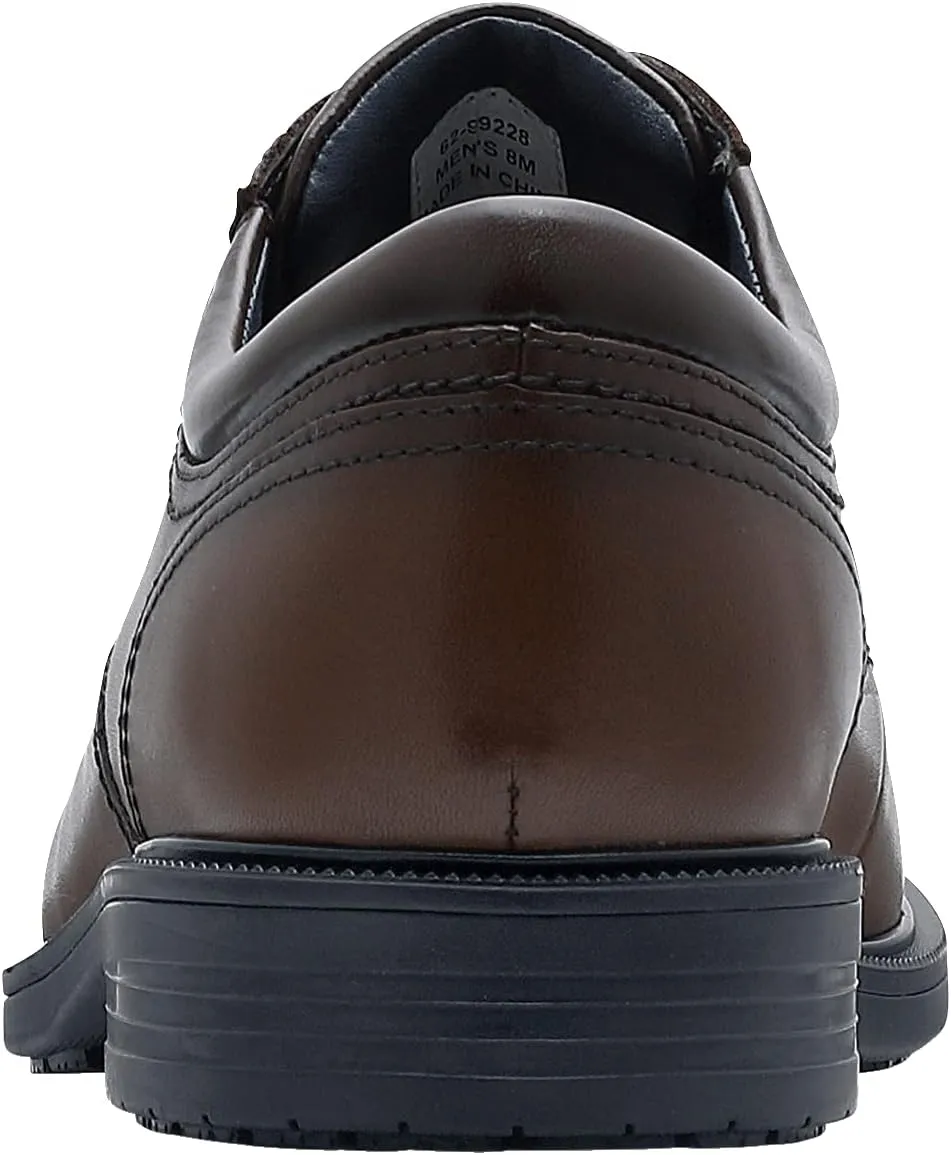Shoes for Crews Dress Shoes for Men, Men’s Oxfords, Zapatos De Vestir para Hombre, Slip Resistant, Brown or Black