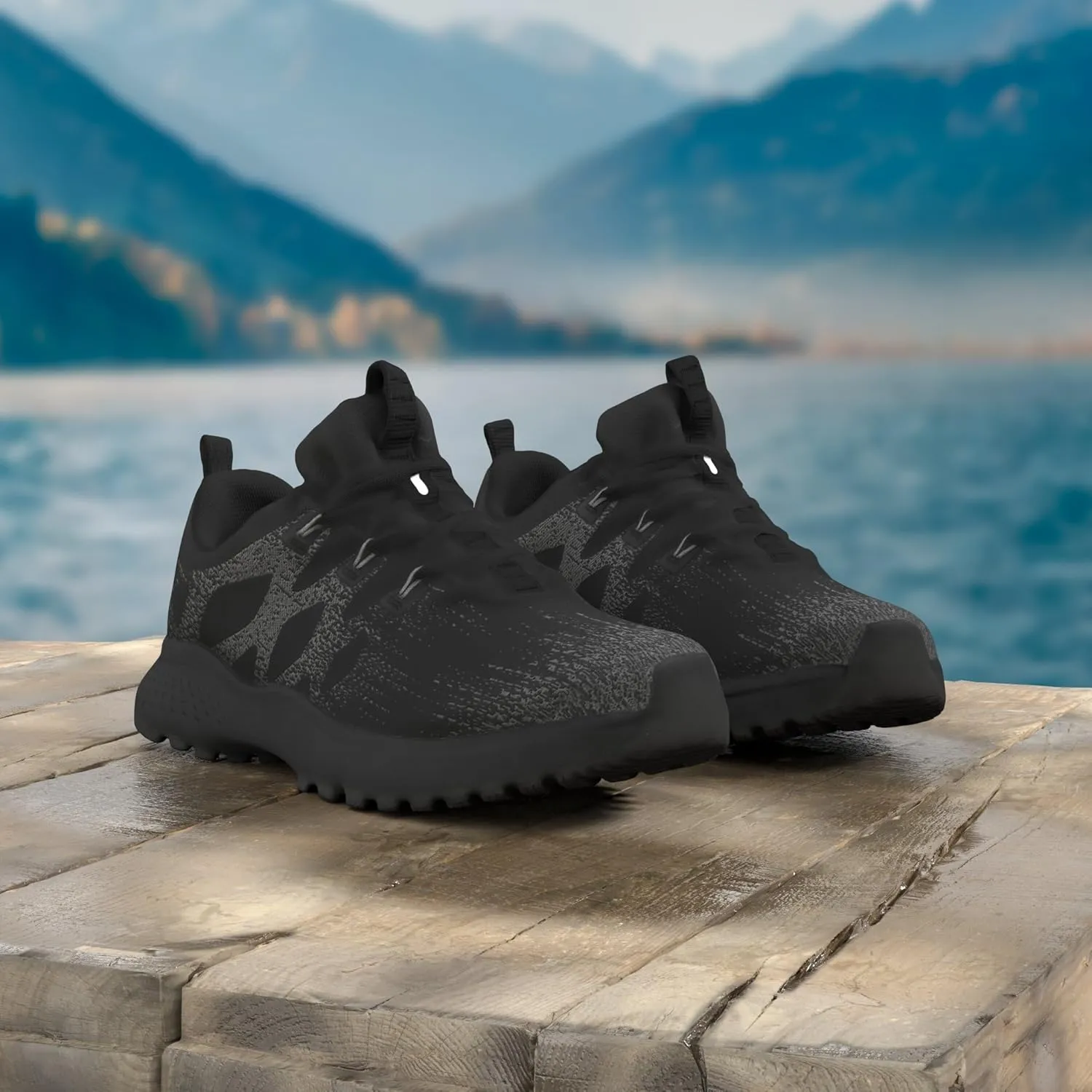 Shoes for Crews Heather II, Women's Soft Toe (ST) Work Shoes, Slip Resistant, Water Resistant, Black
