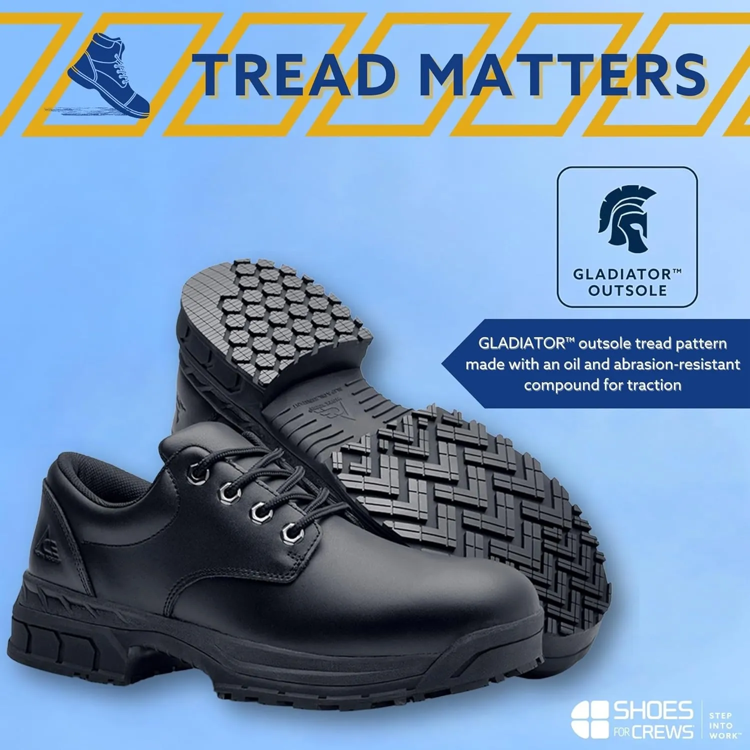 Shoes for Crews Men's Cade-Steel Toe Industrial Boot