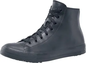 Shoes for Crews Pembroke, Men's, Women's, Unisex Slip Resistant Work Shoes, Water Resistant Sneakers, Black Canvas or Leather