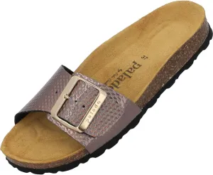Sila Sahin Women's Malta EGS Canada Mules - Comfortable Sandals Made in Spain - Slippers with Cork Footbed - Fashionable Summer Shoes