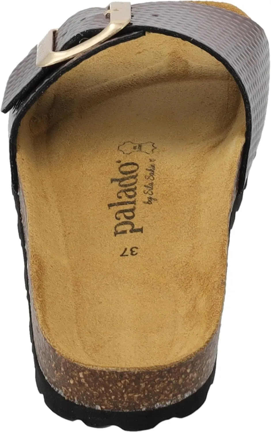 Sila Sahin Women's Malta EGS Canada Mules - Comfortable Sandals Made in Spain - Slippers with Cork Footbed - Fashionable Summer Shoes