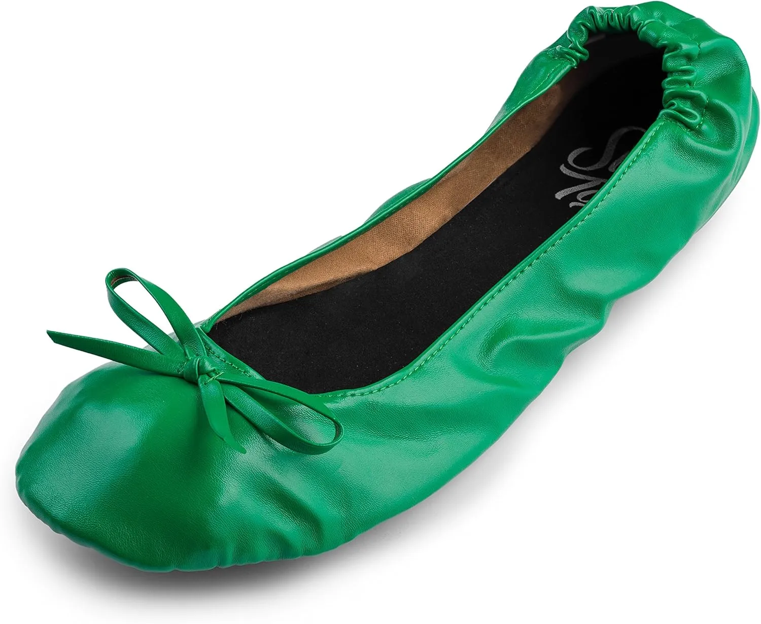 Silky Toes Foldable Flats for Women Purse Ballet Shoes Ballerina Slippers