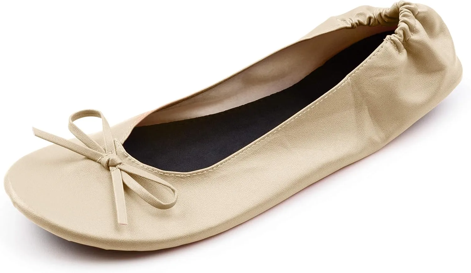 Silky Toes Foldable Flats for Women Purse Ballet Shoes Ballerina Slippers