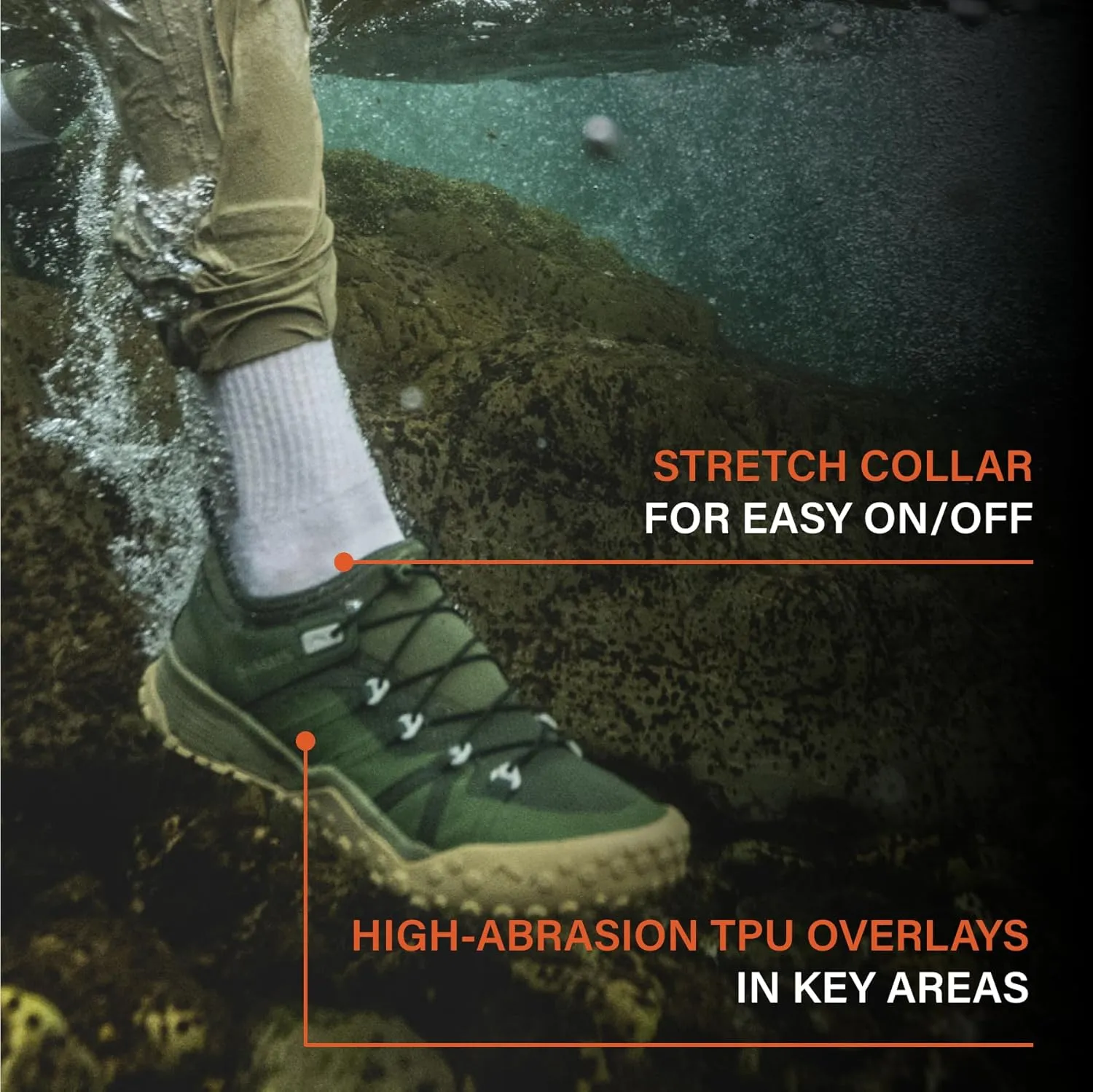 Simms Pursuit Shoe - Ultimate Wet-Wading, Non-Slip Water Shoes with Quick-Dry & Superior in-River Grip - Ideal for Deck, Paddle Board & Outdoor Adventures
